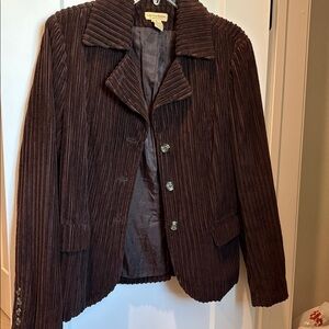 LIMITED Vintage Brown Corduroy Jacket (size 8)